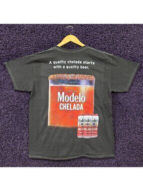 Cerveza Modelo Modelo Chelada Double Sided T-Shirt Size Medium